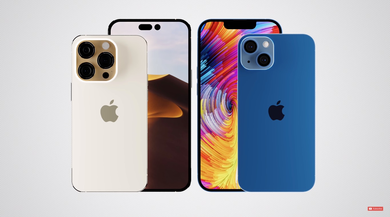 Ảnh concept iPhone 14 Series.