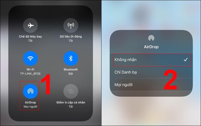 Hướng dẫn những cách khắc phục iPhone không nhận AirDrop đơn giản
